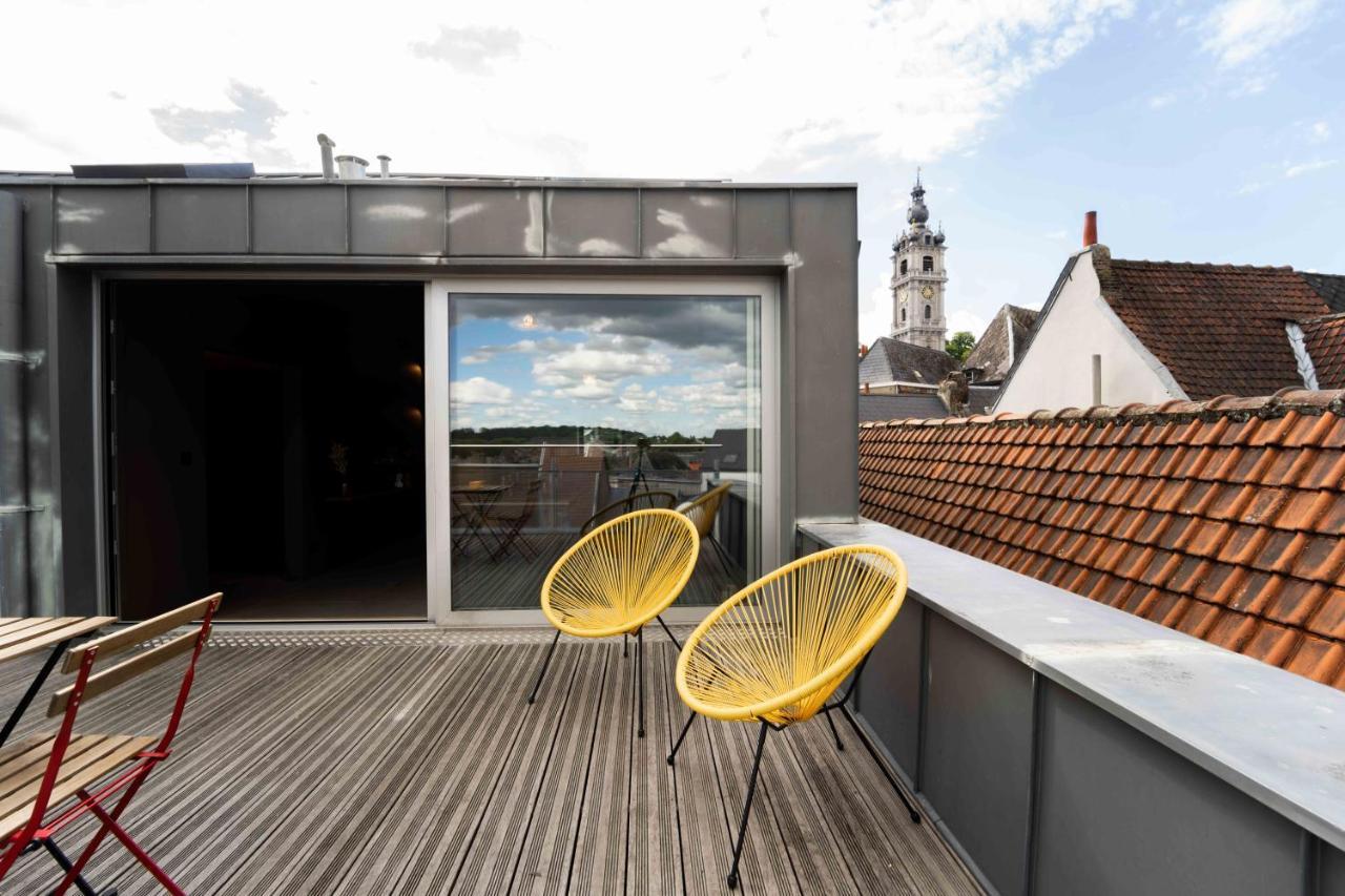 Luxury Penthouse & Terrace - Mons City Center Luaran gambar
