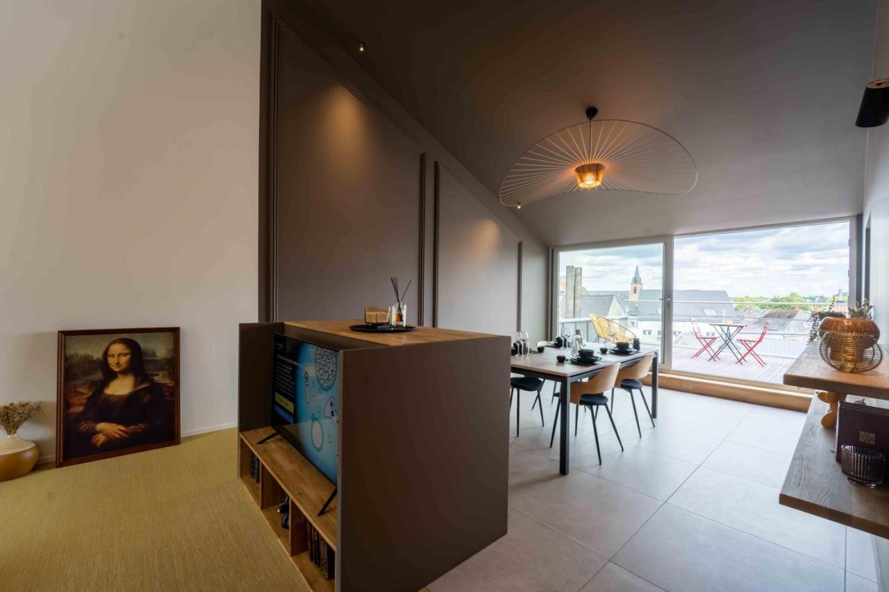 Luxury Penthouse & Terrace - Mons City Center Luaran gambar